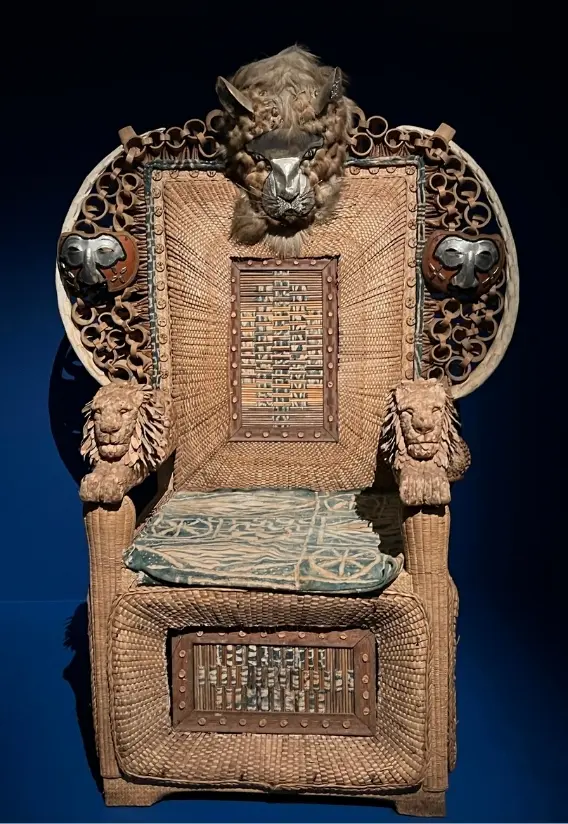 Trône traditionnel Bamiléké