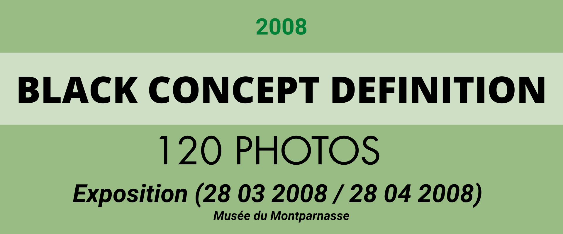 EXPO BLACK CONCEPT DEFINITION bannière expo bcd